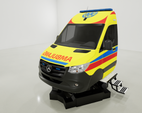 Symulator jazdy ambulansu